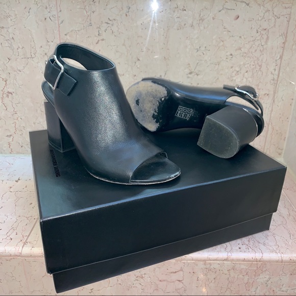 Alexander Wang Cutout Leather Nadia Sandal Heels - Picture 13 of 13